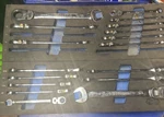 17 Pc. Cornwell Tools 9PC 9-19MM & 8PC Standard Flex Ratcheting Wrenches. Fixed Price $300.00.