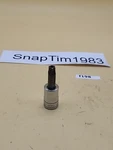 Snap-on Tools FTXR45E Torx T45 Bit Socket Tamper Resistant Driver 3/8" Usa. Fixed Price $17.99.