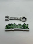 Snap-on OXKR16 1/2 Stubby Combination Wrench MM0925E (DRP026914). Fixed Price $29.95.