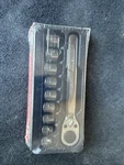 For Snap-on 10 Pc 3/8" Drive 6-POINT Metric Low-profile Ratchet And Socket Set. Fixed Price $219.00.