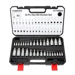 Tommars 32-PC Master Allen Hex Bit Socket Set, Sae & Pcs Metric. Fixed Price $48.99.