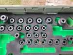 25 Pc Set Mozat 3/4" Drive, 6 Point Impact Sockets 7/8" - 3/8" New Old Stock. Fixed Price $395.00.