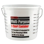 Leaktite 5-QUART Paint Pail, White, Durable Plastic, Case Of 24. Fixed Price $59.88.