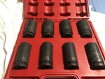 Napa 3/4" Drive 6 Point Deep Impact Socket Set 8 Peice With Case. Fixed Price $145.00.