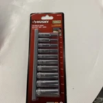 Husky 1/4 In. Drive Deep Metric Socket Set (10-PIECE). Fixed Price $26.99.