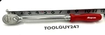 Snap On Tools Usa 3/8" 12" Lg Red Hard Handled Ratchet FHLD80 Dual New. Fixed Price $219.95.