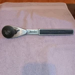 Vintage Craftsman 1/2" Drive Stainless Steel 43763 Ratchet. Fixed Price $68.50.