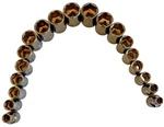 Craftsman 3/8 Drive Gunmetal Chrome 6 Point Sockets(pick Size). Fixed Price $10.00.