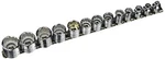 Sk Tools 13-PIECE 3/8-INCH Drive 12 Point Standard Fractional Socket Set (4653). Fixed Price $106.54.