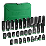 Sk 1/2" Drive Impact Set, 30-PIECE Metric Sockets, Deep 10MM To 24MM. Fixed Price $192.65.