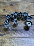 Lot Of 10 Craftsman Flex Sockets 3/8 Drive G Series Usa (9) Metric (1) Sae. Fixed Price $125.00.