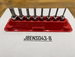 Snap-on Tools Usa New 8PC 3/8" Drive Sae Standard Hex Bit Socket Set 208EFAY. Fixed Price $219.95.