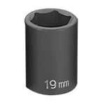 Grey Pneumatic 2019M 1/2" Drive Standard Metric Impact Socket - 19MM. Fixed Price $16.73.