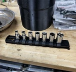 Pittsburgh 7-PIECE 1/4 Drive Shallow 6PT Metric Socket Set 5MM-11MM On Rail. Fixed Price $16.00.