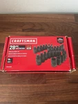 Craftsman CMMT42031 28 Piece Sae/metric 1/2 Drive Impact Bit Socket Set. Fixed Price $76.49.