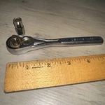 Craftsman 1/4'' Drive Quick Release Ratchet -vq- 44807 & 7MM Socket Used. Fixed Price $17.50.