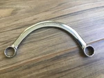 Snap-on Tools CX1820 12PT Half Moon Double Box End Wrench Sae 5/8" & 9/16" Usa. Fixed Price $12.94.