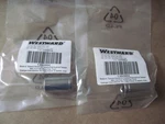 (qty 2) 3/8" Point Socket, 1/4" Drive, Chrome Vanadium, Westward 20HW64, New. Fixed Price $8.95.