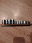 Klutch E-star Socket Set, 13-PC.. Fixed Price $25.00.