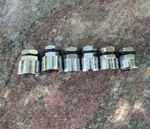 Lot Of 6 Mac Tools Vrss 12 Point Sae Chrome Pass Through Socket Alignment. Fixed Price $81.00.