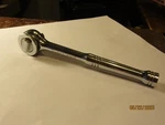 Vintage Husky 20202 1/4" Drive Knurled Ratchet Usa Highly Polished Handle. Fixed Price $9.99.