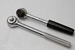 S/2 Vintage 3/8" Ratchet Drivers Kmart Auto 224 & Powr-kraft 84W4843. Fixed Price $19.99.