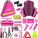 Hlwdflz Car Roadside Emergency Kit - Pink Assistance Large,. Fixed Price $59.83.