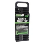 Grip 1/4" Drive Magnetic Sockets Tray Shallow Deep 26 Slot Organizer 67270 Black. Fixed Price $19.97.