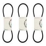 (3) Three New Aftermarket AX35 Fan Drive Belts 1/2 37 Fits Universal Products. Fixed Price $28.99.