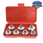 7-PIECE Paper Cartridge Housing Oil Filter Cap Wrench Socket Set Tool Kit W/ Box. Fixed Price $18.63.