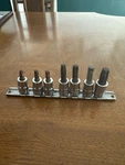 Snap-on 3/8" Drive 7PC Torx Bit Standard Socket Set FTX27E-FTX55E With Rail. Fixed Price $70.00.