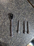 Stanley 1/4" Drive Quick Release Ratchet 89-817 Cr-v Plus 3 Extensions. Fixed Price $20.00.