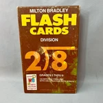 Milton Bradley Division Flash Cards Kids Os Brown Good 1975 Vintage Math 4455. Fixed Price $10.00.