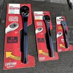 Rare Sears Craftsman Usa Nos 3PC Premium Ratchet Set Best Ever Made 84T 1/2 3/8. Fixed Price $1399.00.
