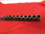 Matco Tools Adv Piece 3/8" Drive Metric 12 Point Impact Socket Set 10MM-19MM. Fixed Price $56.25.