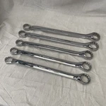 Snap On Lot 5 XB3638A & XB4042A 12-PT Sae Flank Drive Offset Jumbo Box Wrench. Fixed Price $249.99.