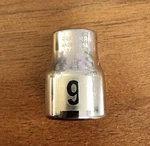 Craftsman 9MM Socket 12 Point 3/8 Drive 34639 Easy Read. Fixed Price $9.50.