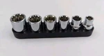 Kobalt 3/8-IN Drive Standard Sae Shallow Spline Socket Lot Of 6. Fixed Price $25.19.