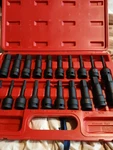 Sunex Tool 2637 20 Piece 1/2" Impact Hex Driver Master Set New. Fixed Price $93.00.