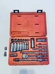 Snap On 222AFSP 3/8" Drive 22PC Sae Socket Set - 6PT Shallow Deep W/ Ratchet. Fixed Price $329.00.