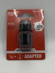 Milwaukee 48-03-4410 Shockwave 1/2-INCH Square By 1/4-INCH Hex Adapter New Pack. Fixed Price $22.99.
