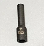 Matco "adv" ADP76V, 1/4 Drive, 7/32" Impact Socket, Deep, 6PT. *new*. Fixed Price $16.59.
