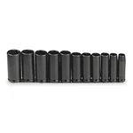 Proto J74112 Impct Skt St,steel,blk OXD,1/2- 1/8 In 4JX11. Fixed Price $212.05.