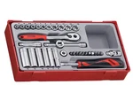 Teng Standard Deep Metric Socket Set Piece 1/4IN Drive To 13MM 6PT TT1435. Fixed Price $161.55.