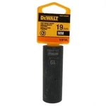 Dewalt DWMT73950OSP 19MM Black Deep Impact Socket, 1/2" Drive, 73-950D, 6-POINT. Fixed Price $9.94.
