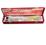 Vintage Brand New 25PC Blackhawk 1/4" & 3/8" Drive Socket Set Metal Case. Fixed Price $69.00.