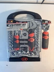 Performance Tool 45 Piece Stubby Sae & Metric Socket/ratchet Set W39000. Fixed Price $17.99.