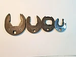 Tac Tubing Appliance Co., Proto, Ratcheting Crowsfoot Wrenches, Usa, Used. Fixed Price $39.50.