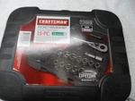 Craftsman 1/2" Drive Standard Sae Ratchet Socket Set, Nos, Made In Usa Pn 34869. Fixed Price $99.93.