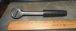 Vintage 7" Powr-kraft 3/8 Drive Ratchet 84W4843, Black Handle (montgomery Ward). Fixed Price $25.00.